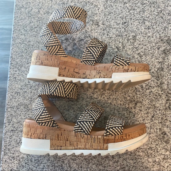 Steve Madden Bandi Cork Sandals - Picture 7 of 8
